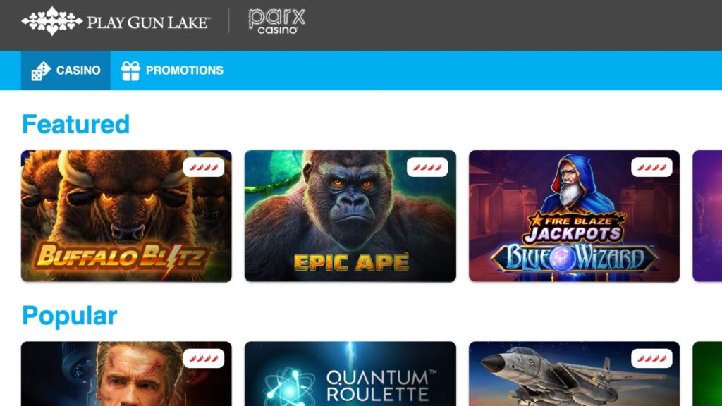 parx online slots and casino
